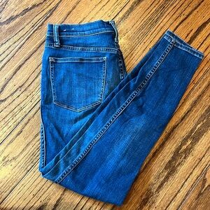 Madewell 10” high rise skinny medium wash